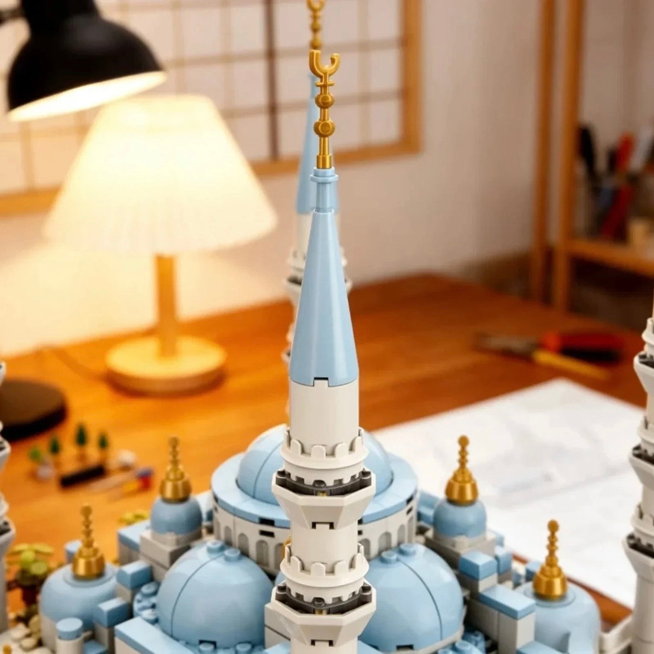 Blue Mosque Building Block Turkey Istanbul Famous Architecture - 1129 pcs