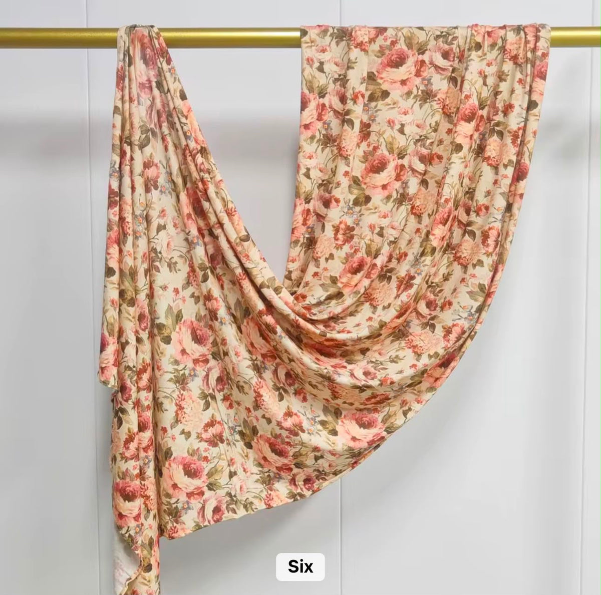 Printed Jersey Hijab - Gardenia