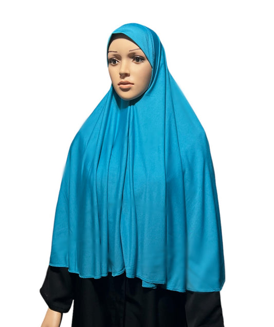 XXL Lycra Hijab - Azure