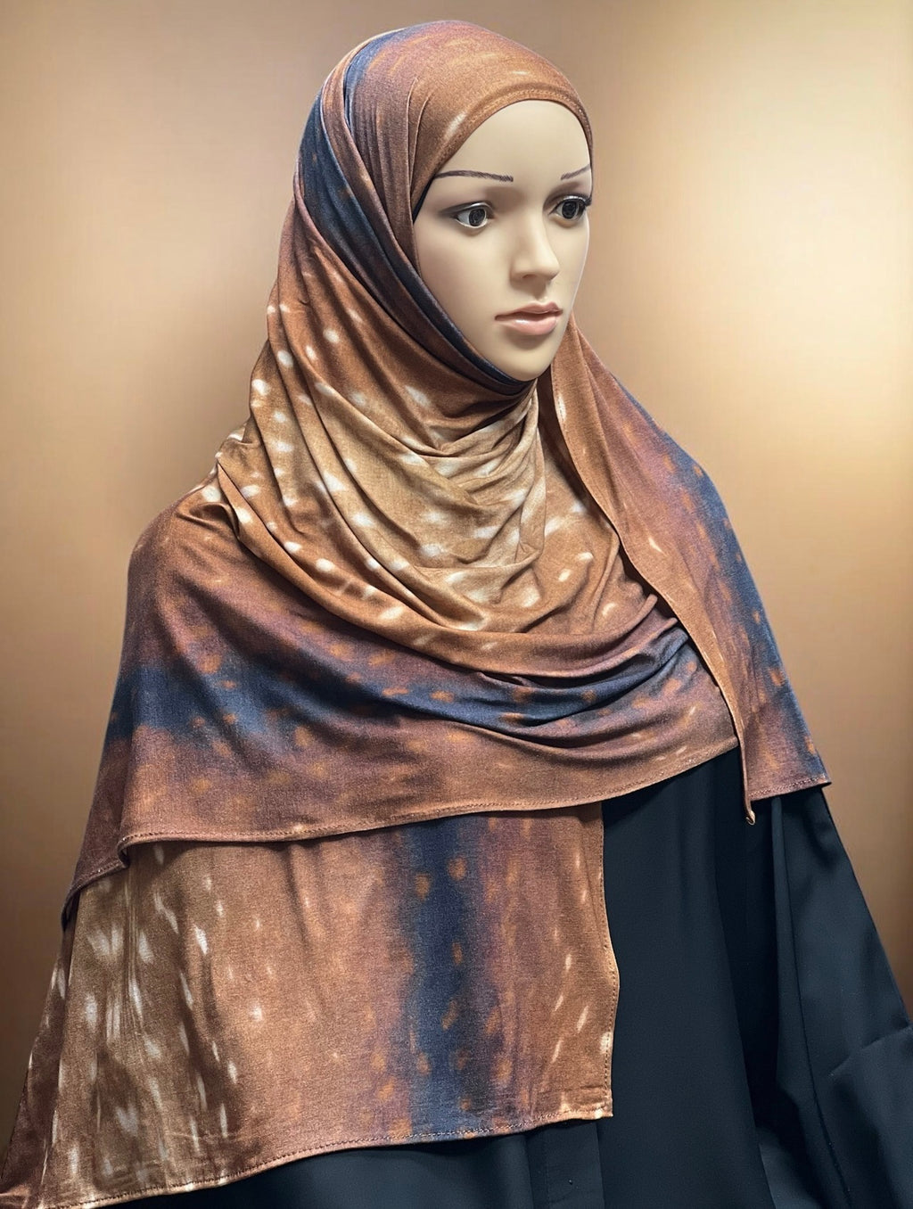 Printed Jersey Hijab - Deer