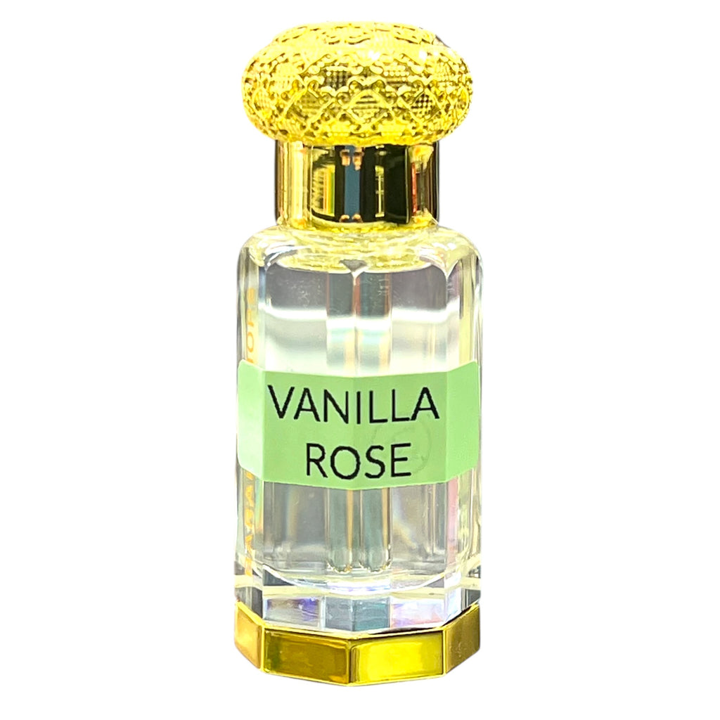 Vanilla Rose - 12ml Concentrated Attar Perfume Oil Long Lasting Alcohol Free