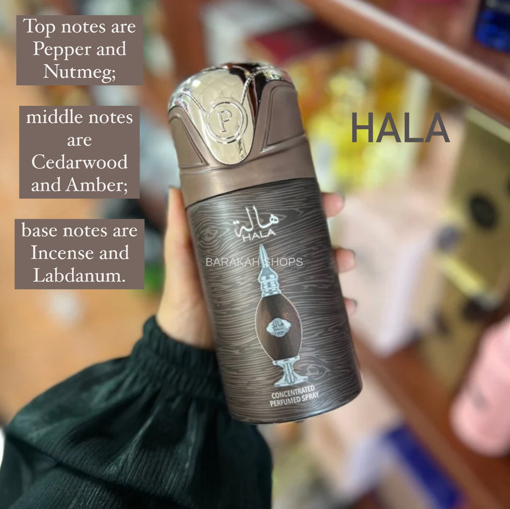 250ml Perfume Spray - Hala
