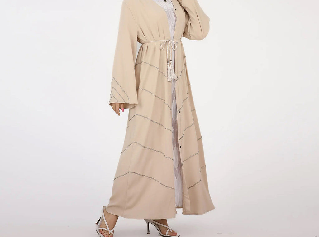 Rhinestone Abaya
