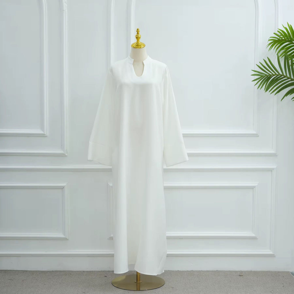 Women’s One Piece Everyday Abaya with Pockets - 4 colors
