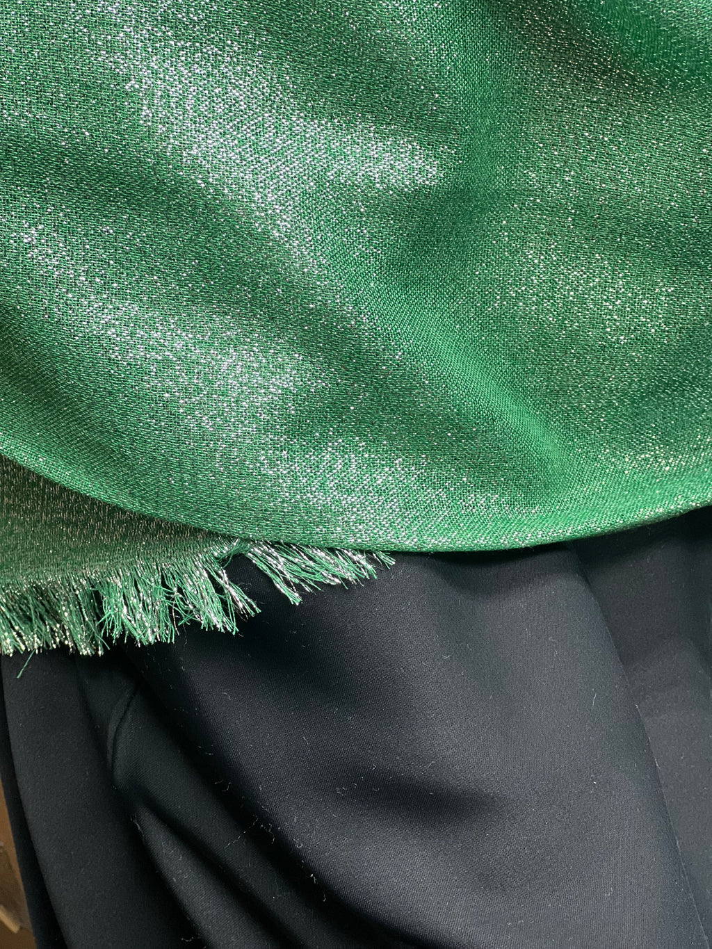 XL Shimmer Viscose Hijab - Green