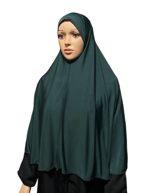 XXL Lycra Hijab - Emerald Green