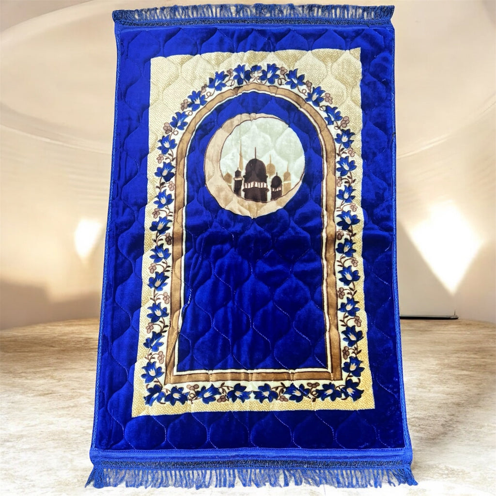 Padded Prayer Rug - Royal Blue