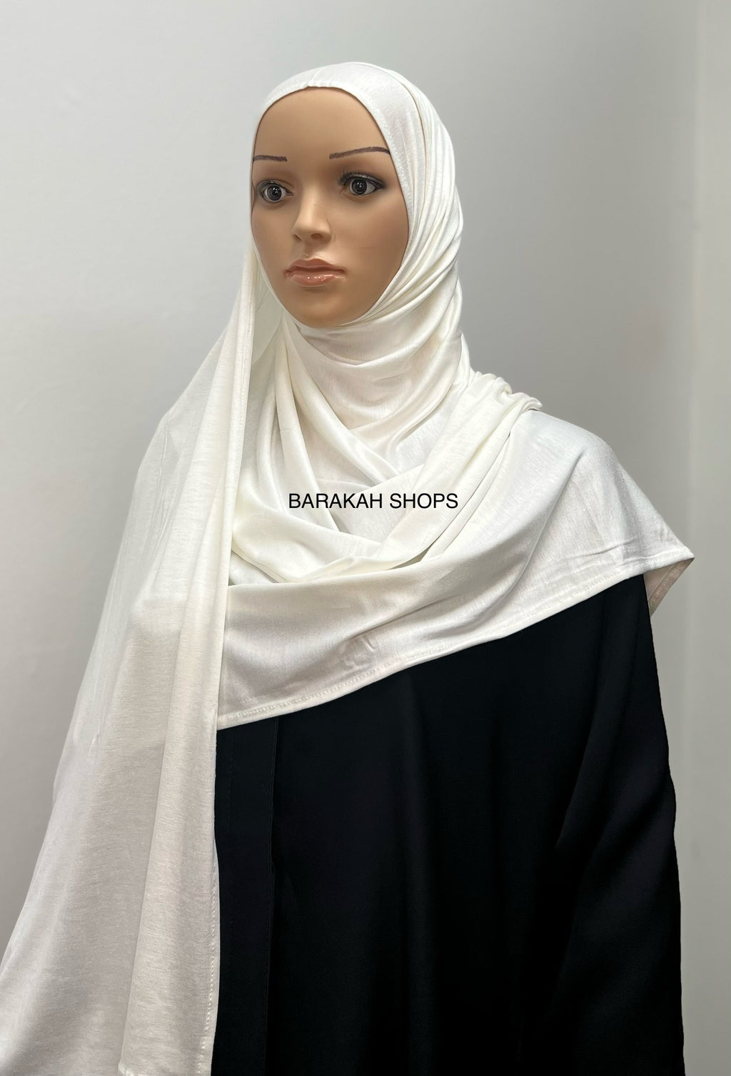 Large Instant Jersey Hijab - Off White