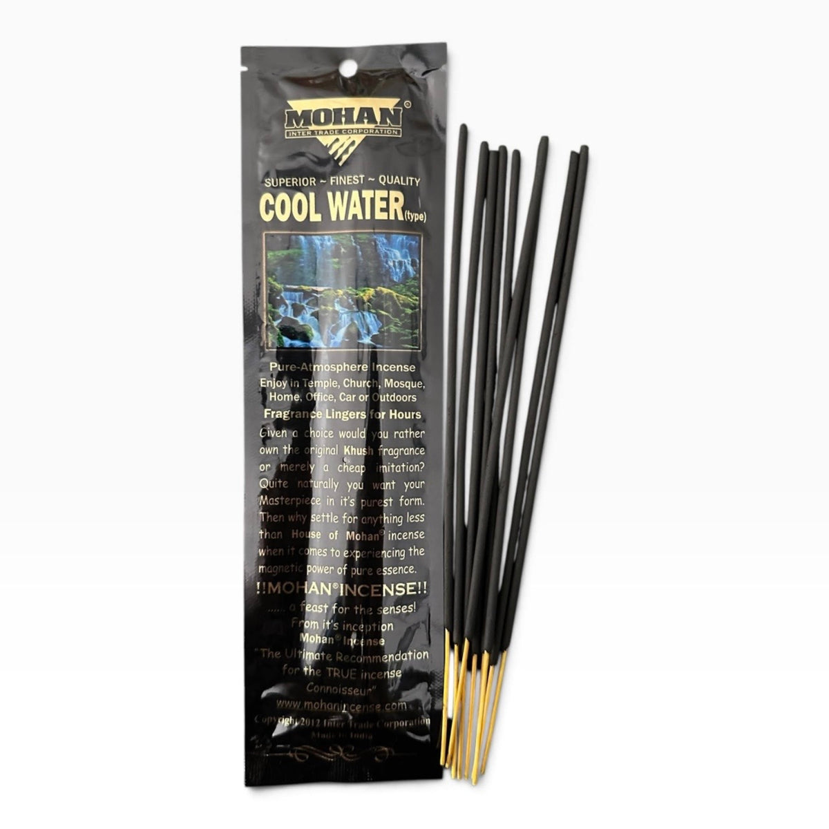 (3 PACK) House of Mohan - Cool Water Incense Stick