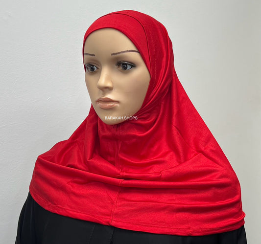 2 Pc Hijab - Red