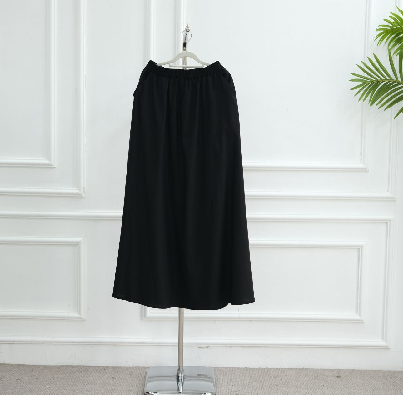Women’s Solid Everyday Skirt with Pockets - 4 colors