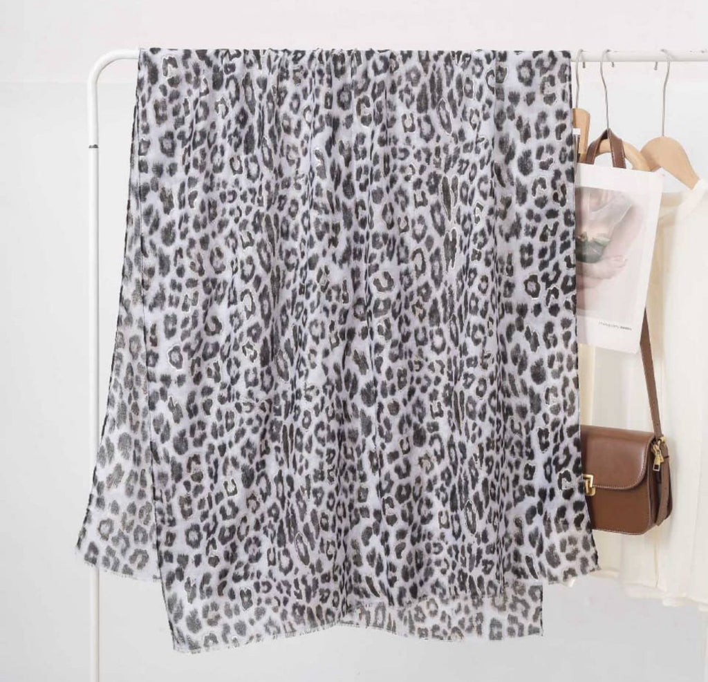 Printed Viscose Hijab - Cheetah