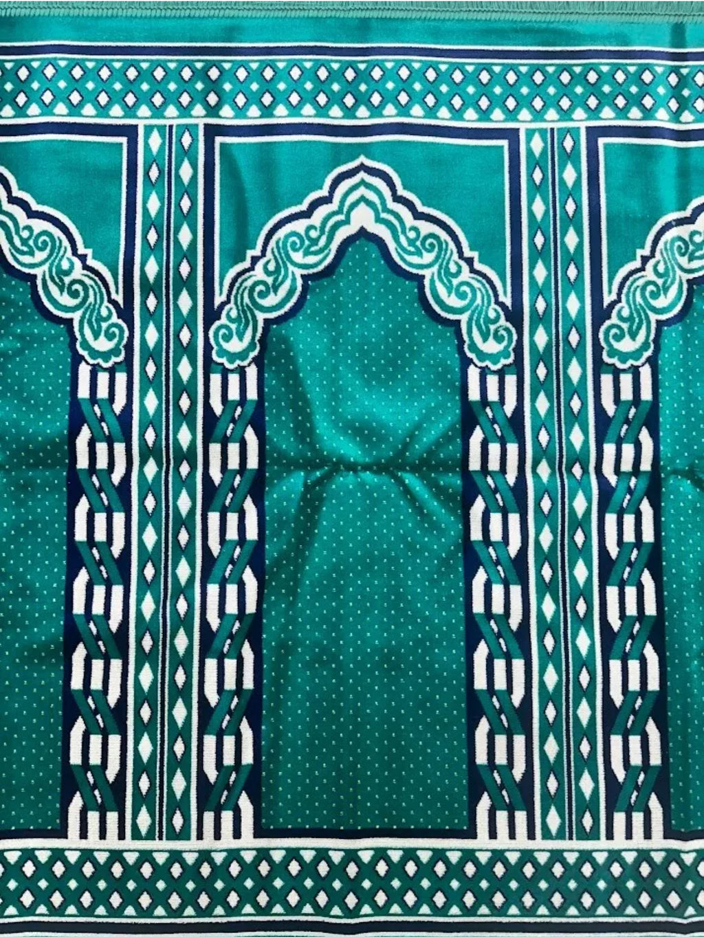 8 Person Prayer Rug - Blue
