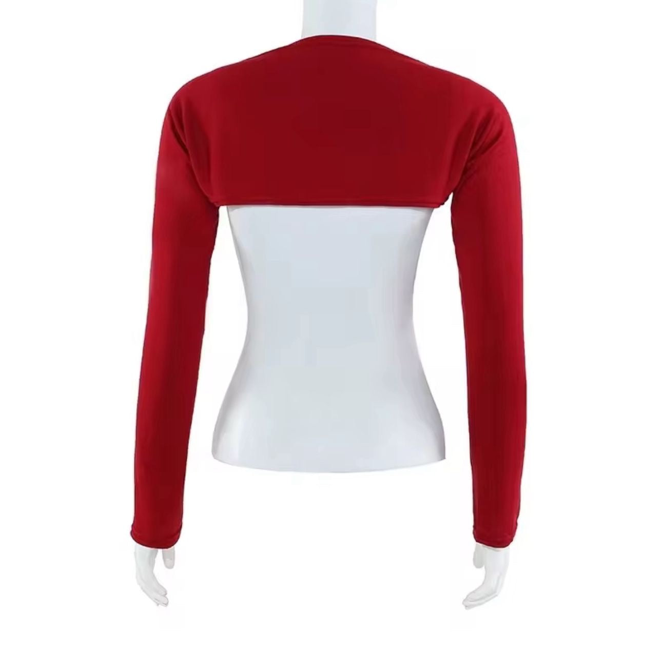 Shoulder Sleeves – Maroon | Modest Coverage for Abaya & Short Sleeves