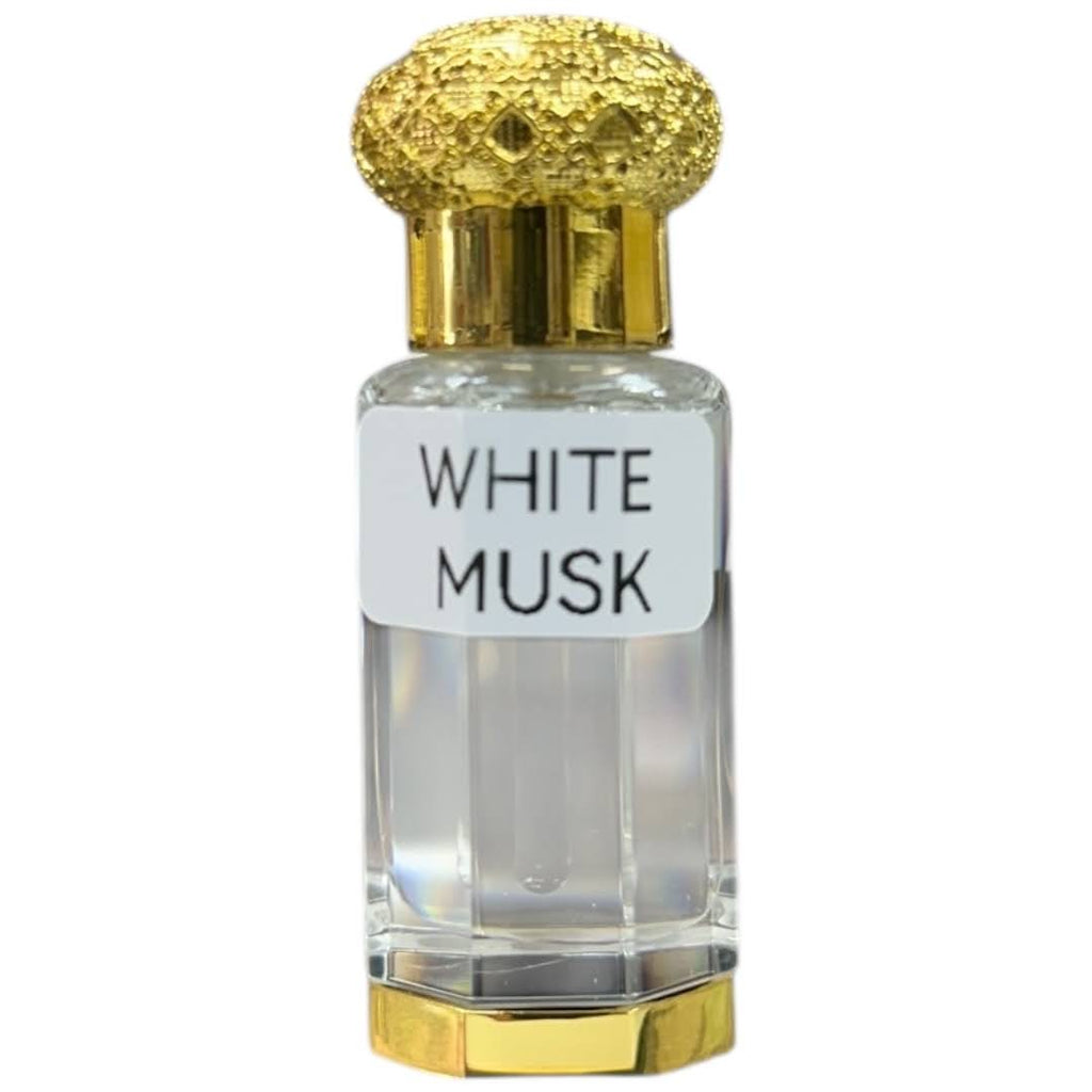 White Musk - 12ml Concentrated Attar Perfume Oil Long Lasting Alcohol Freei