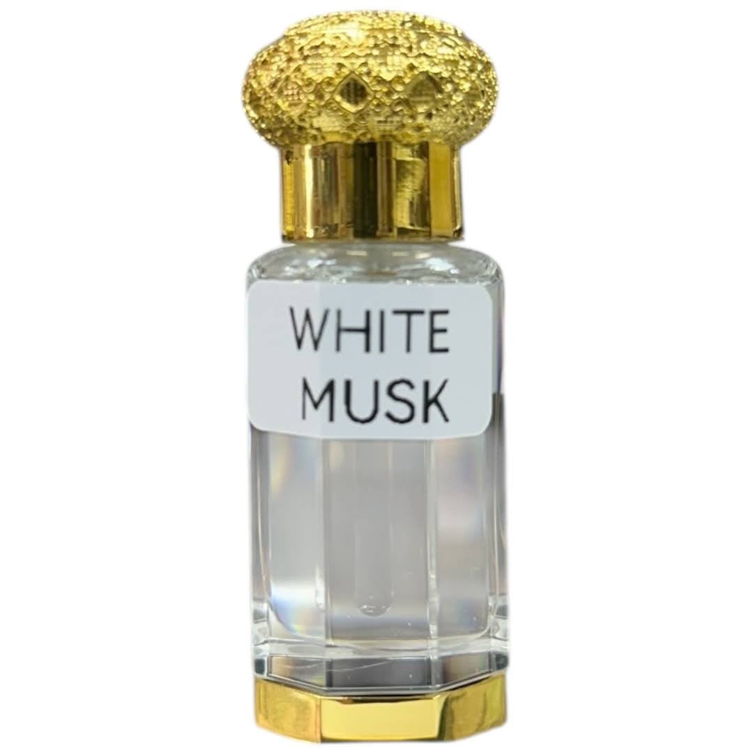 White Musk - 12ml Concentrated Attar Perfume Oil Long Lasting Alcohol Freei
