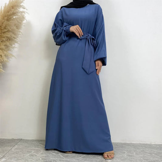 Pocket Abaya - Blue