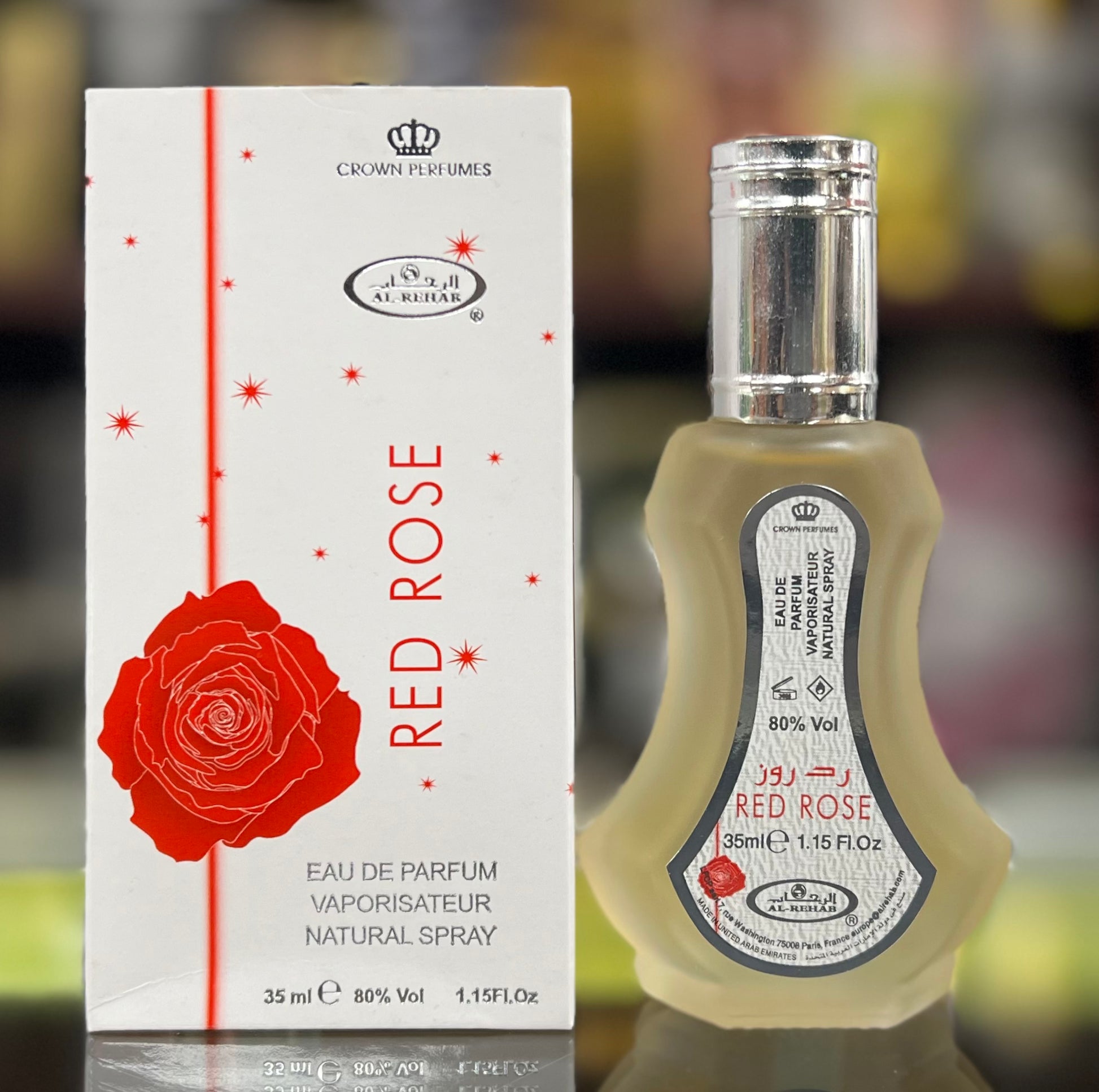 Al Rehab Red Rose Eau De Perfume Natural Spray - 35 ml
