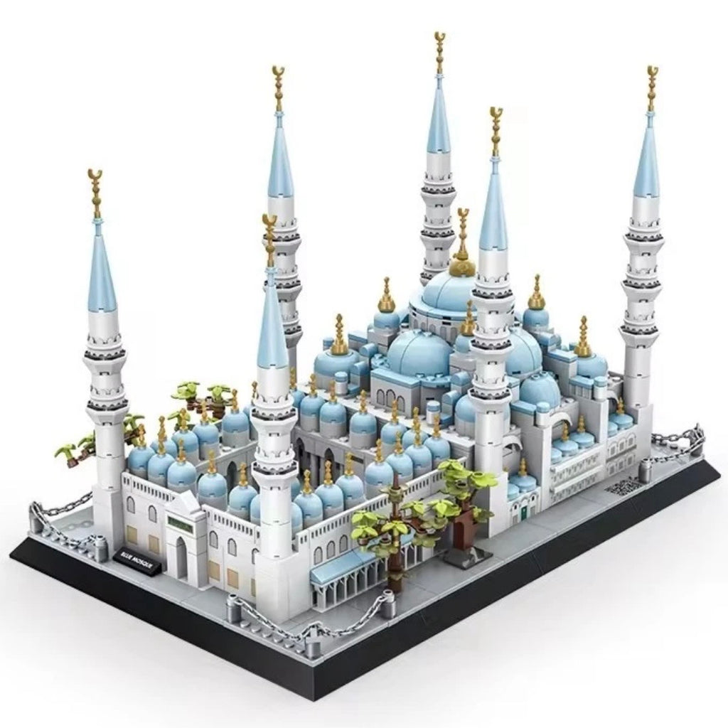 Blue Mosque Building Block Turkey Istanbul Famous Architecture - 1129 pcs