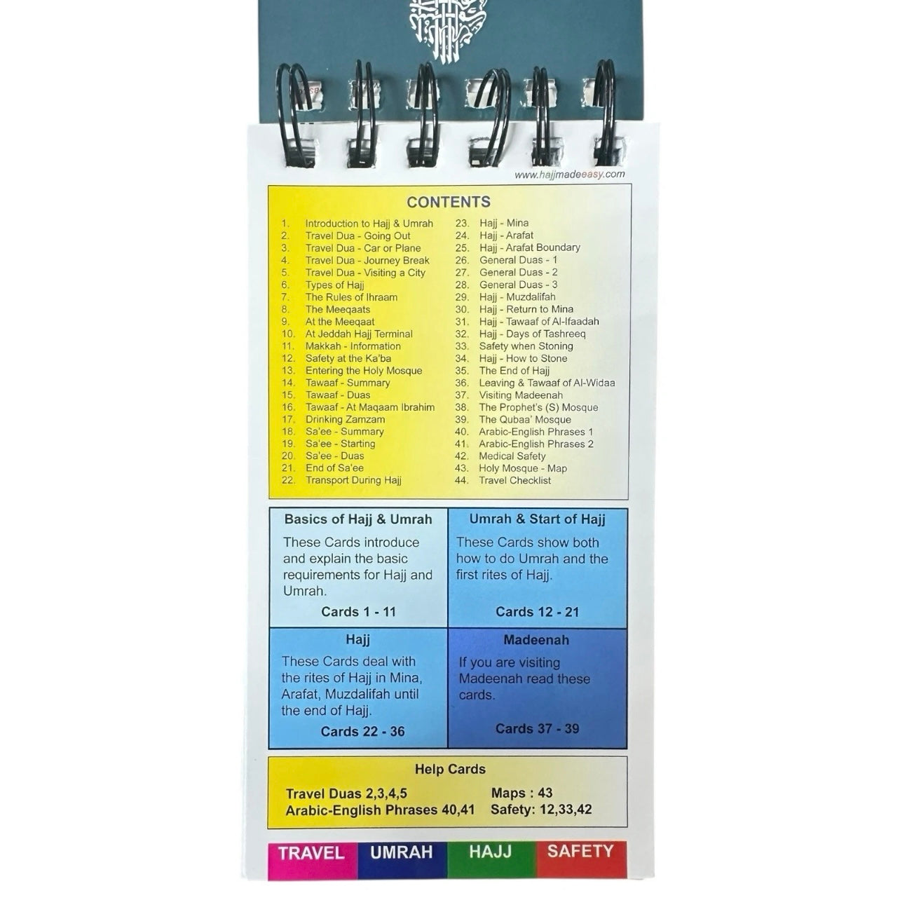 Hajj and Umrah Made Easy By Dr. Taqi Hashmi and Adnan Malik Spiral Guide Book