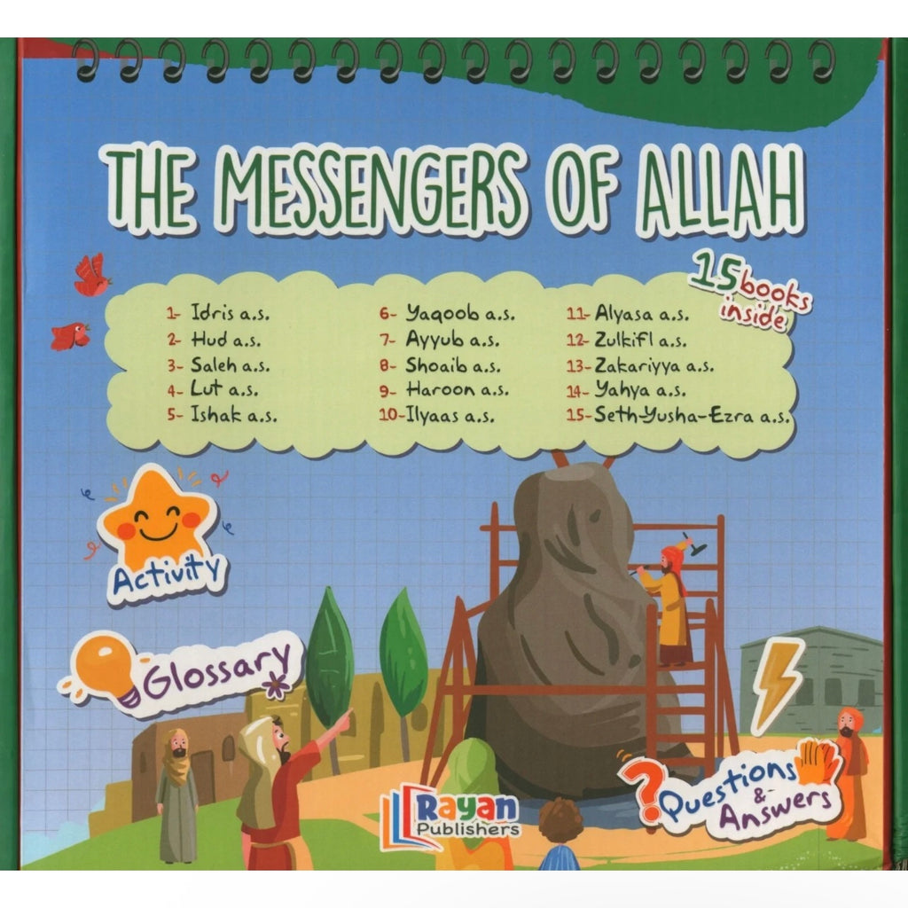 The Messengers of Allah 15 Book Islamic Prophets Children Books Set