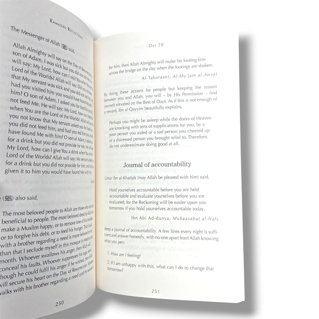 Ramadan Reflections - A Guided Journal - 30 Days of Healing from the Past, journeying with presence and looking ahead to an Akhirah-Focused Future