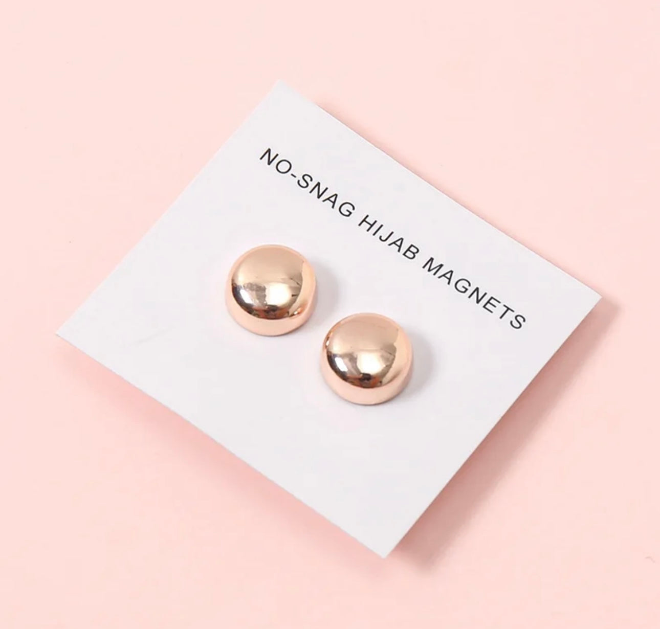 2 Pair Magnet Hijab Pins - Rose Gold