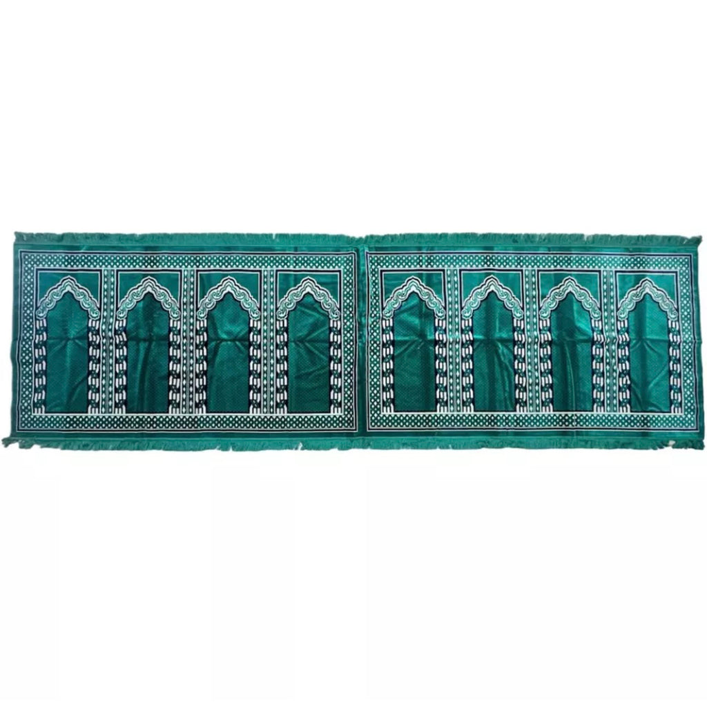 8 Person Prayer Rug - Blue