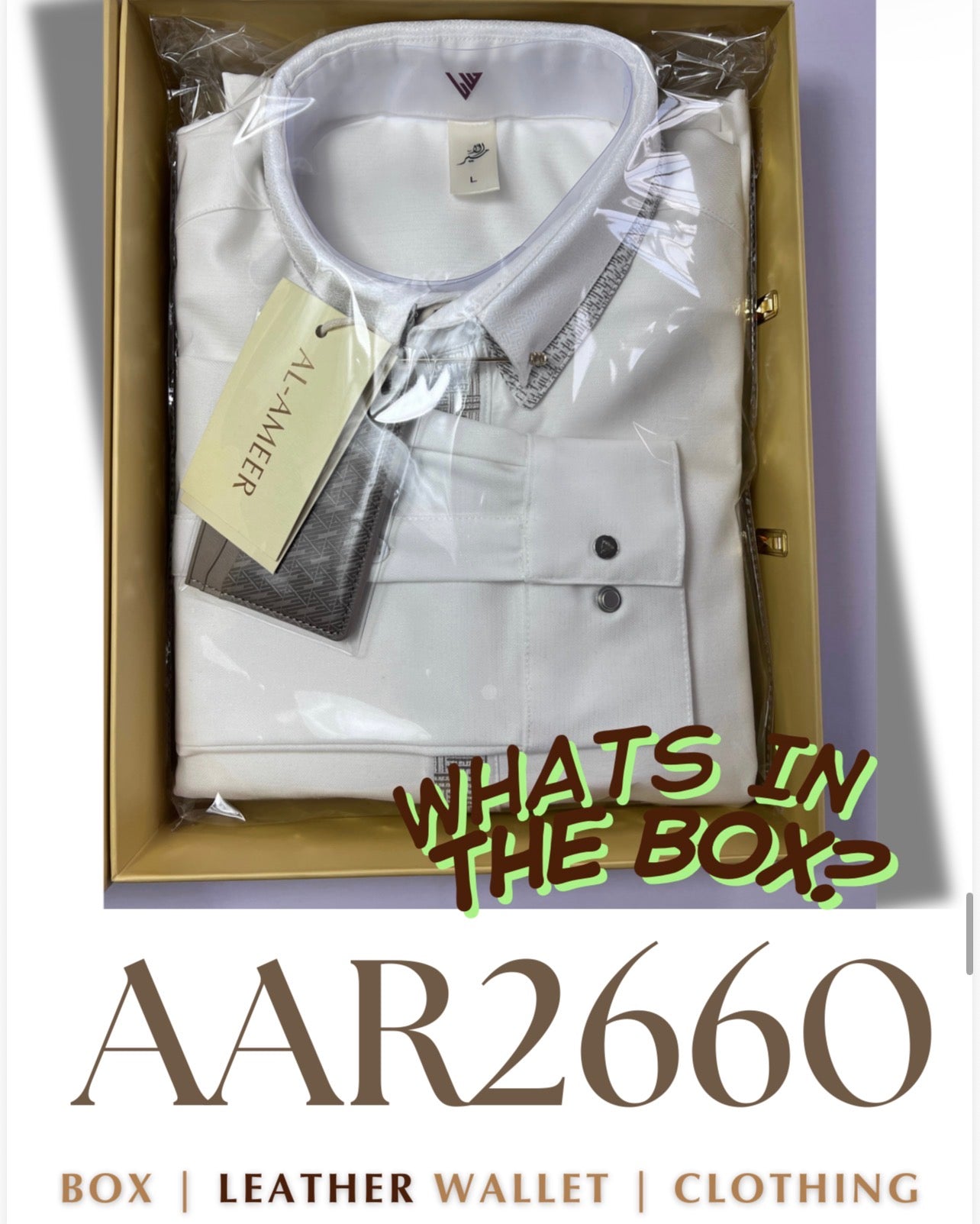 Mens Luxury Thobe AL AMEER - Ivory Heritage