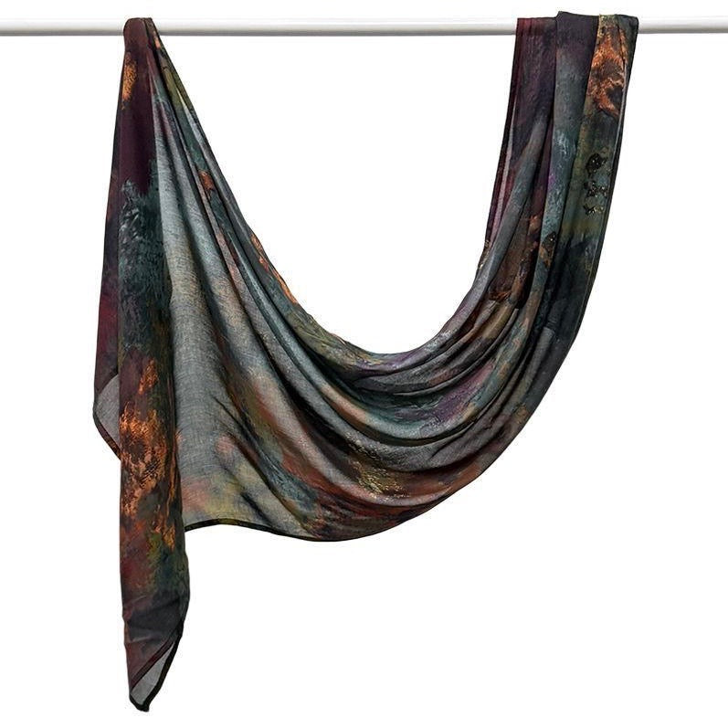 Printed Modal Hijab - Rain Forest