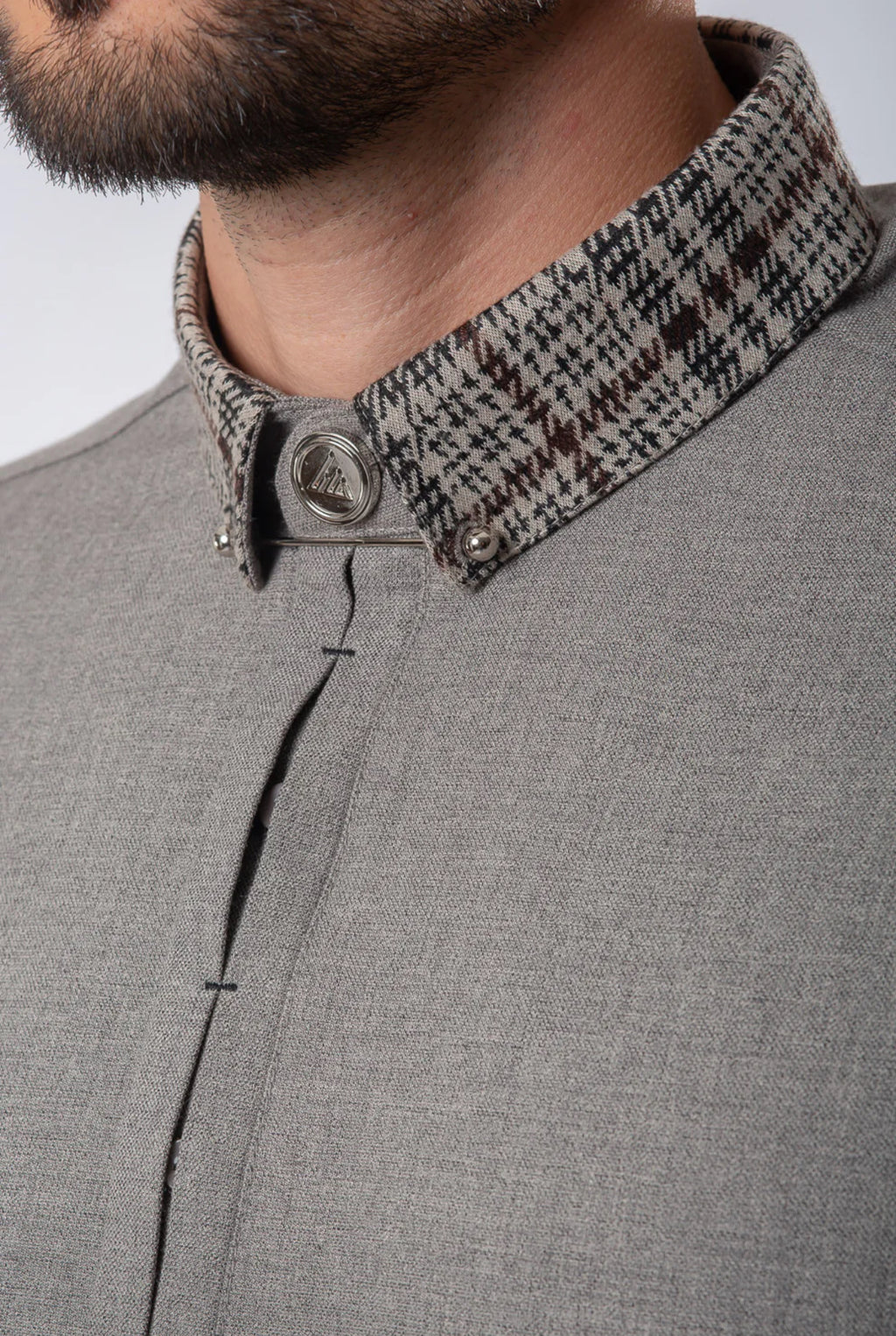 Mens Thobe AL AMEER - Gray