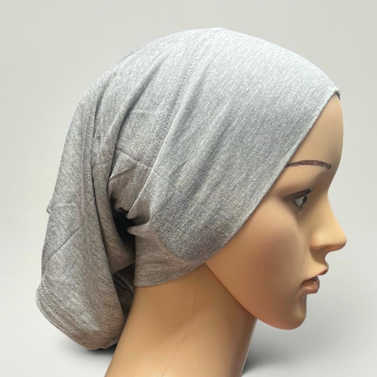 Jersey Undercap – Gray | Hijab Inner Cap | Soft, Breathable & Stretchy