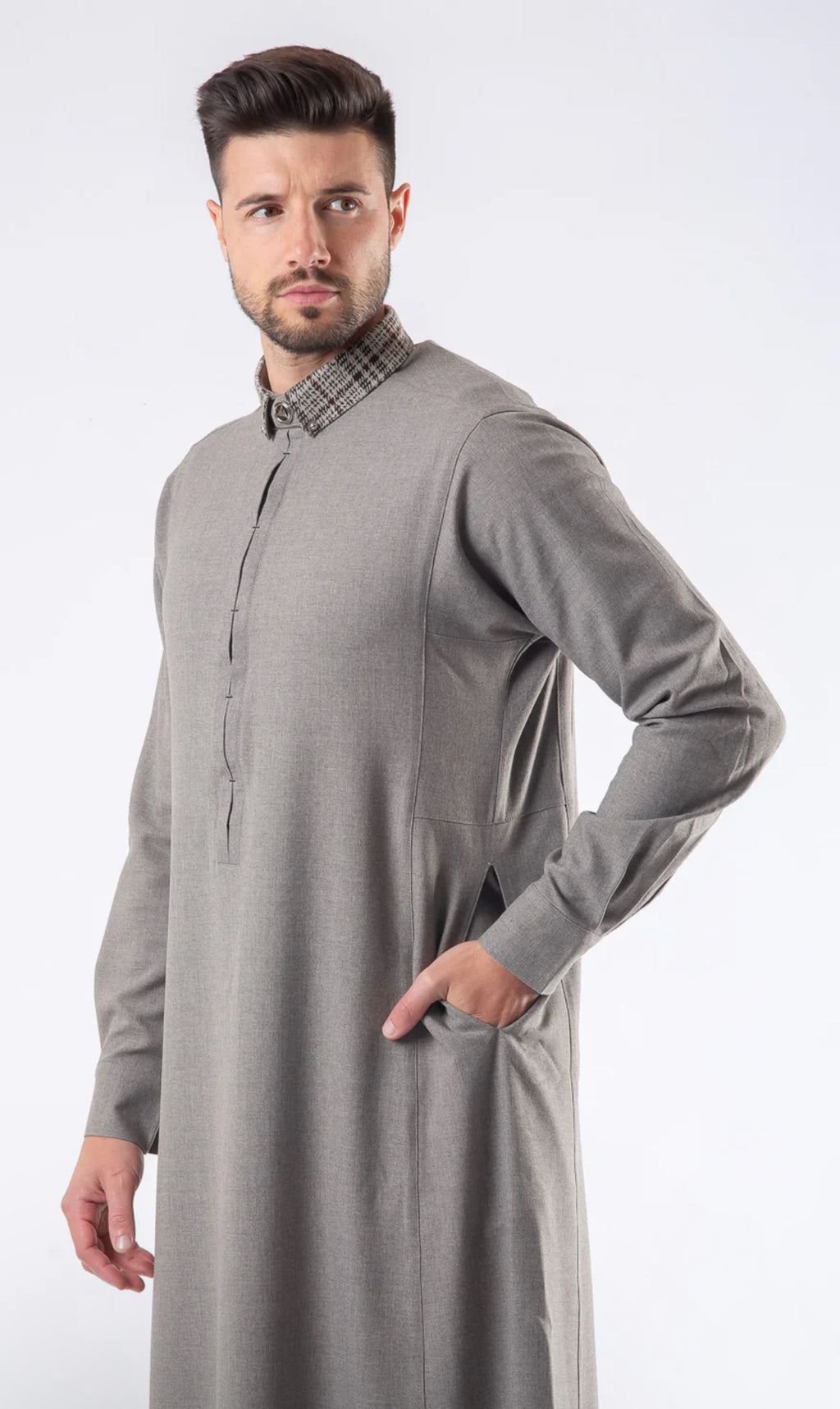 Mens Thobe AL AMEER - Gray
