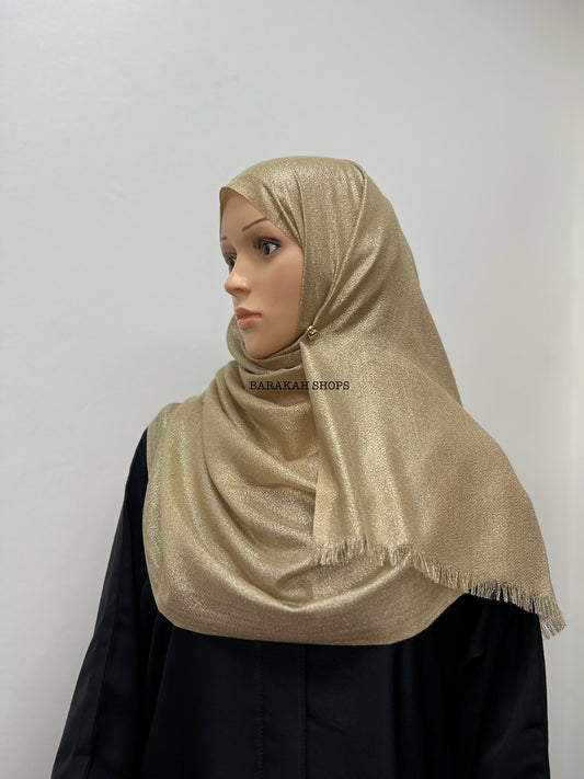 Shimmer Hijab - Fawn