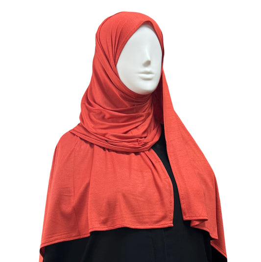 Small Jersey Hijab - Orange