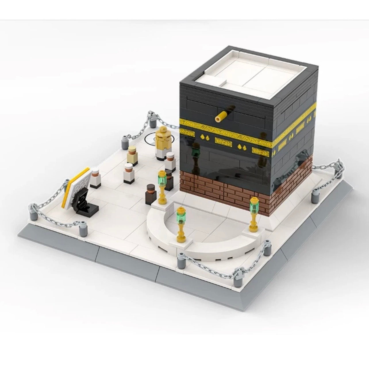 Mosque Kaaba of Mecca Building Block Bricks 446 Pcs Legos Architecture