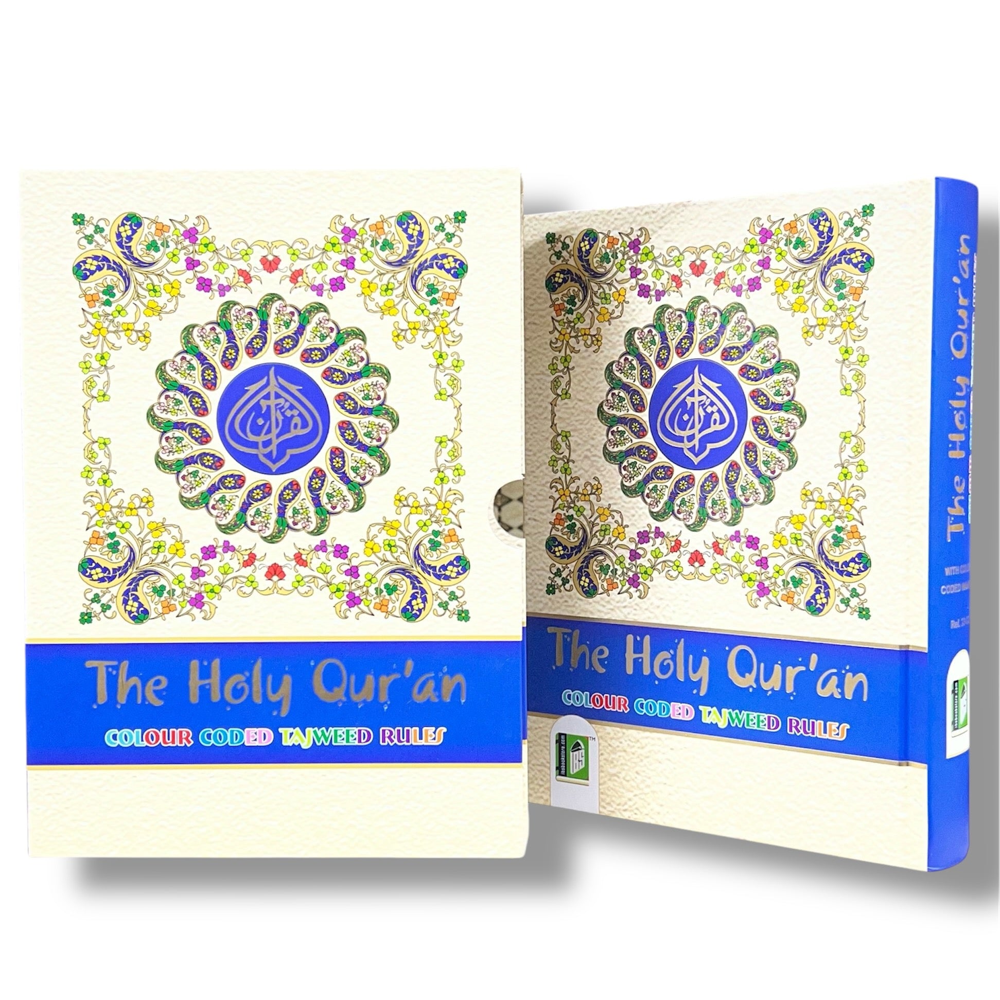 13 Line IndoPak Script Quran with Color Coded Tajweed & Storage Case – Standard