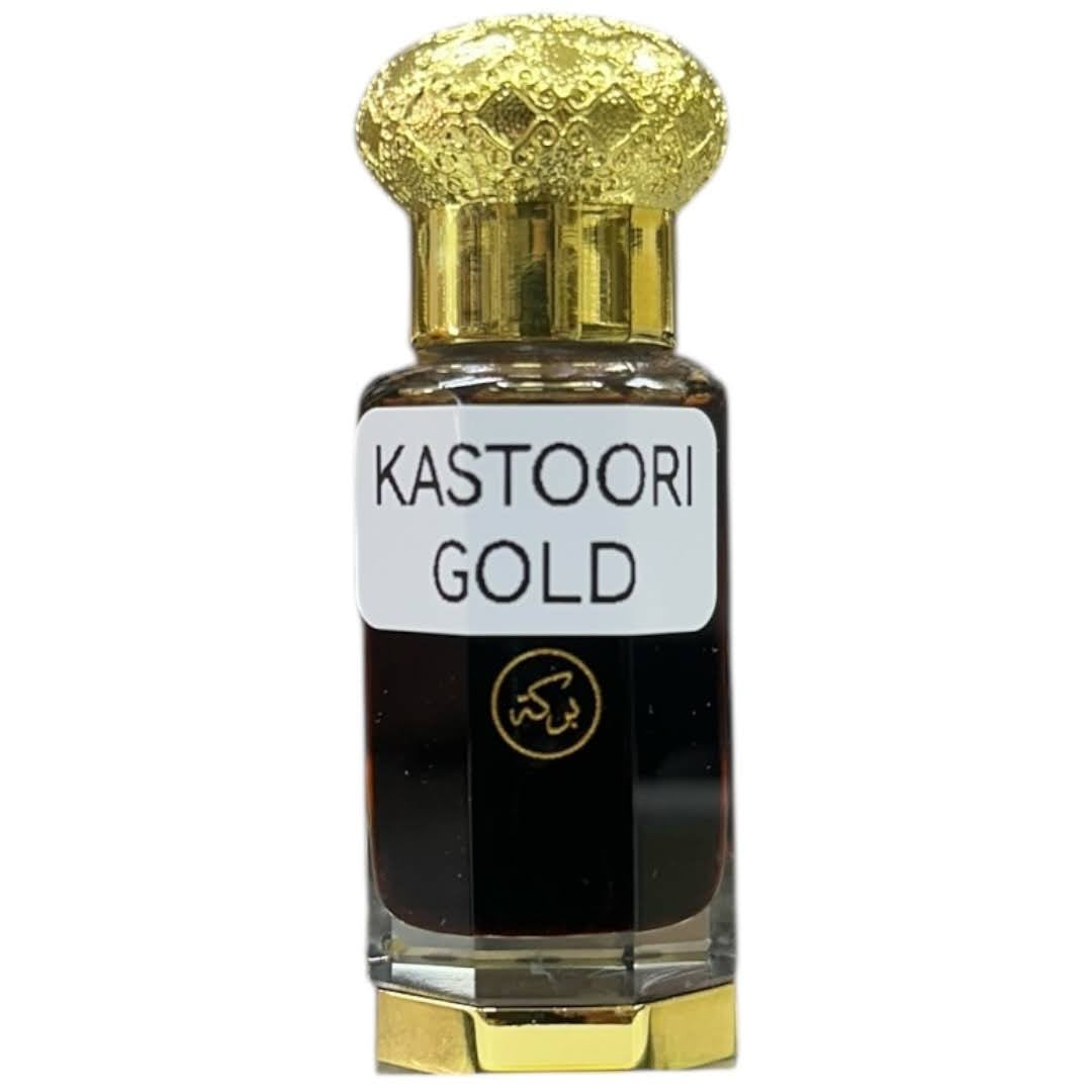 Kastoori Gold - 12ml Concentrated Attar Perfume Oil Long Lasting Alcohol Free