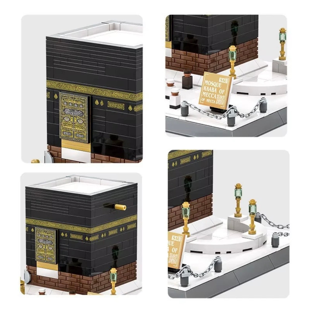 Mosque Kaaba of Mecca Building Block Bricks 446 Pcs Legos Architecture