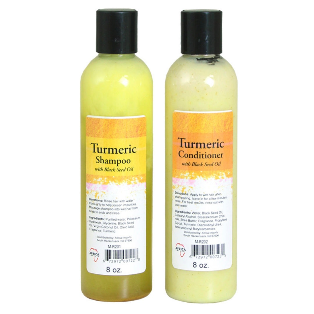 Scalp-Protecting Turmeric Shampoo & Conditioner Set