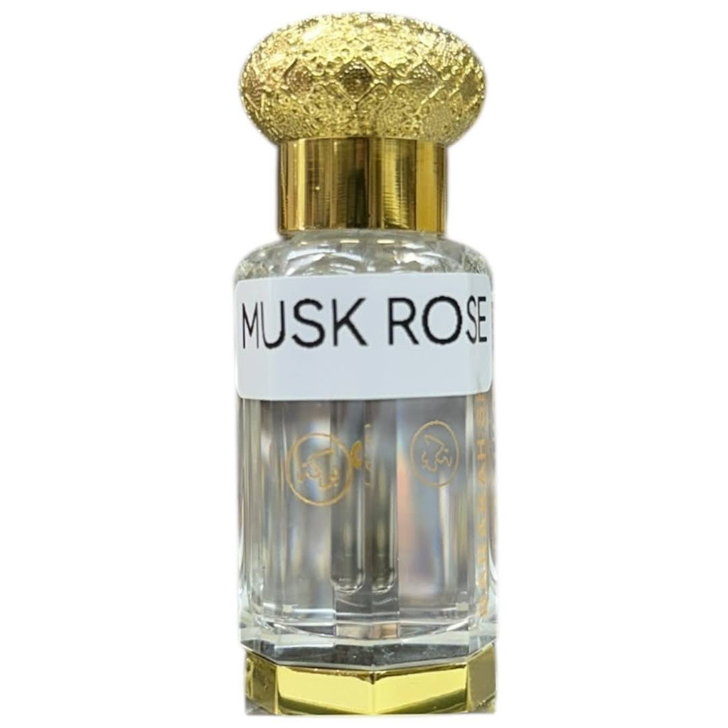 Musk Rose - 12ml Concentrated Attar Perfume Oil Long Lasting Alcohol Free