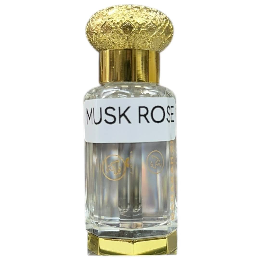 Musk Rose - 12ml Concentrated Attar Perfume Oil Long Lasting Alcohol Free