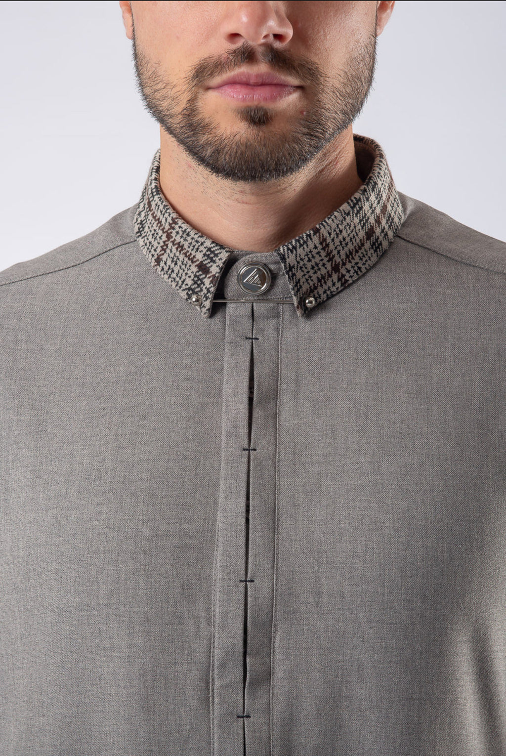 Mens Thobe AL AMEER - Gray