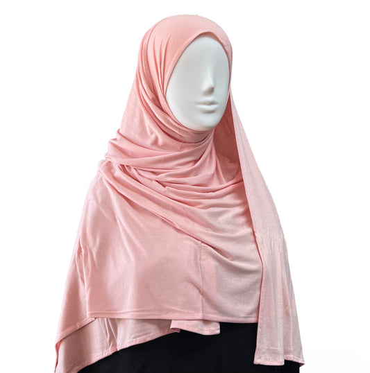 Large Jersey Hijab - Ballet Pink