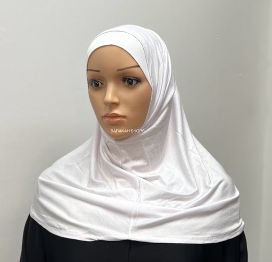 2 Pc Hijab - White