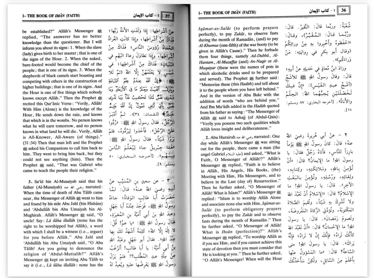 (2 VOLUME SET) Summarized Sahih Muslim - Arabic/English