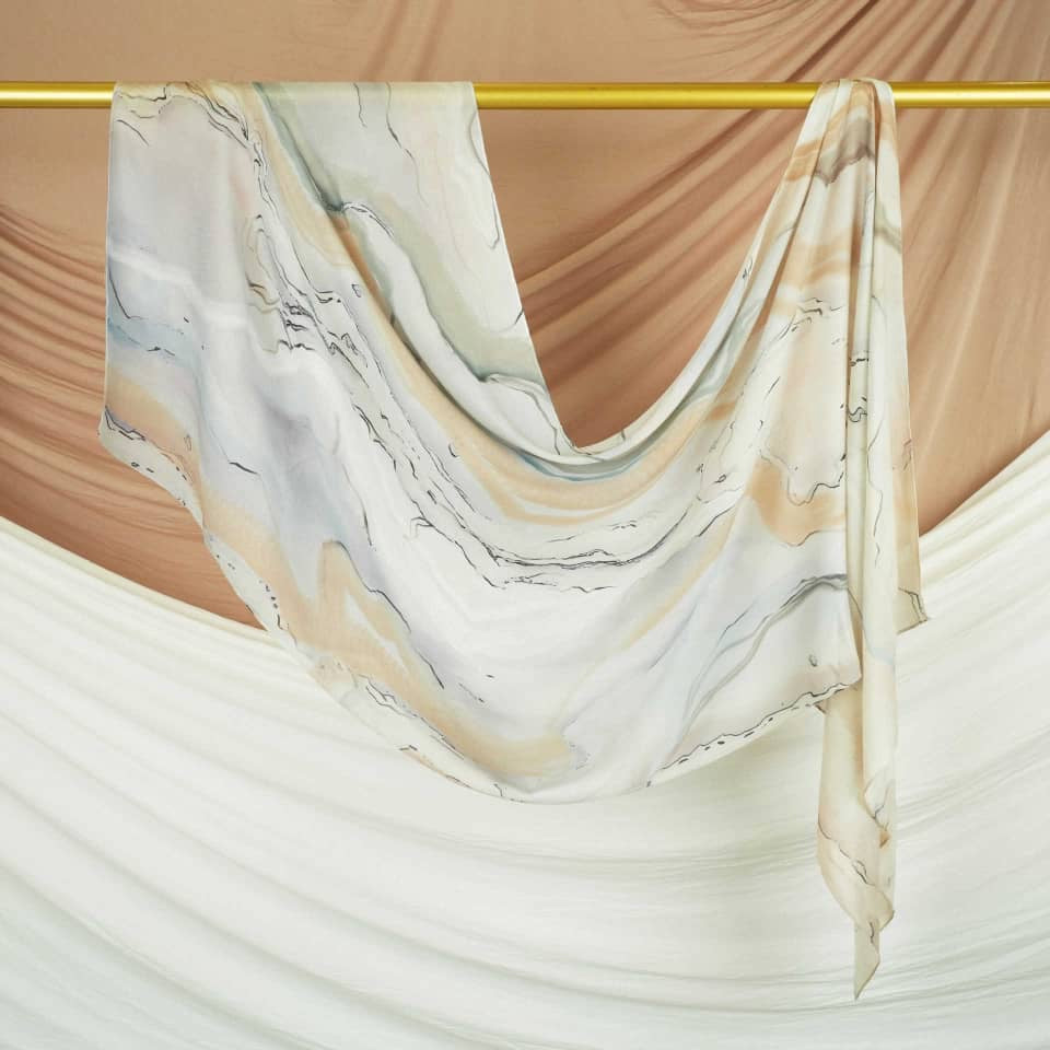 Printed Modal Hijab - Sandy Marble