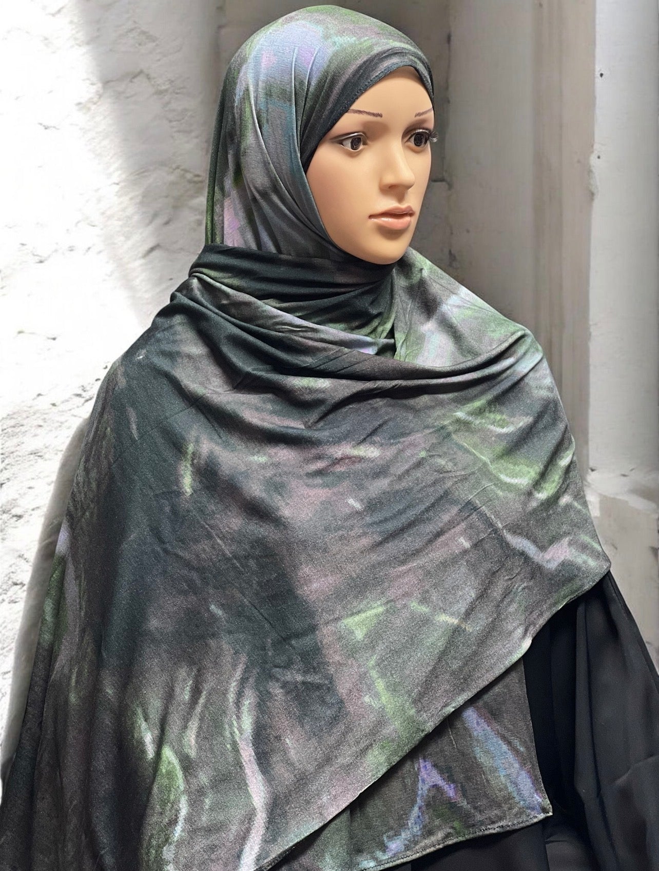 Printed Jersey Hijab - Galaxy