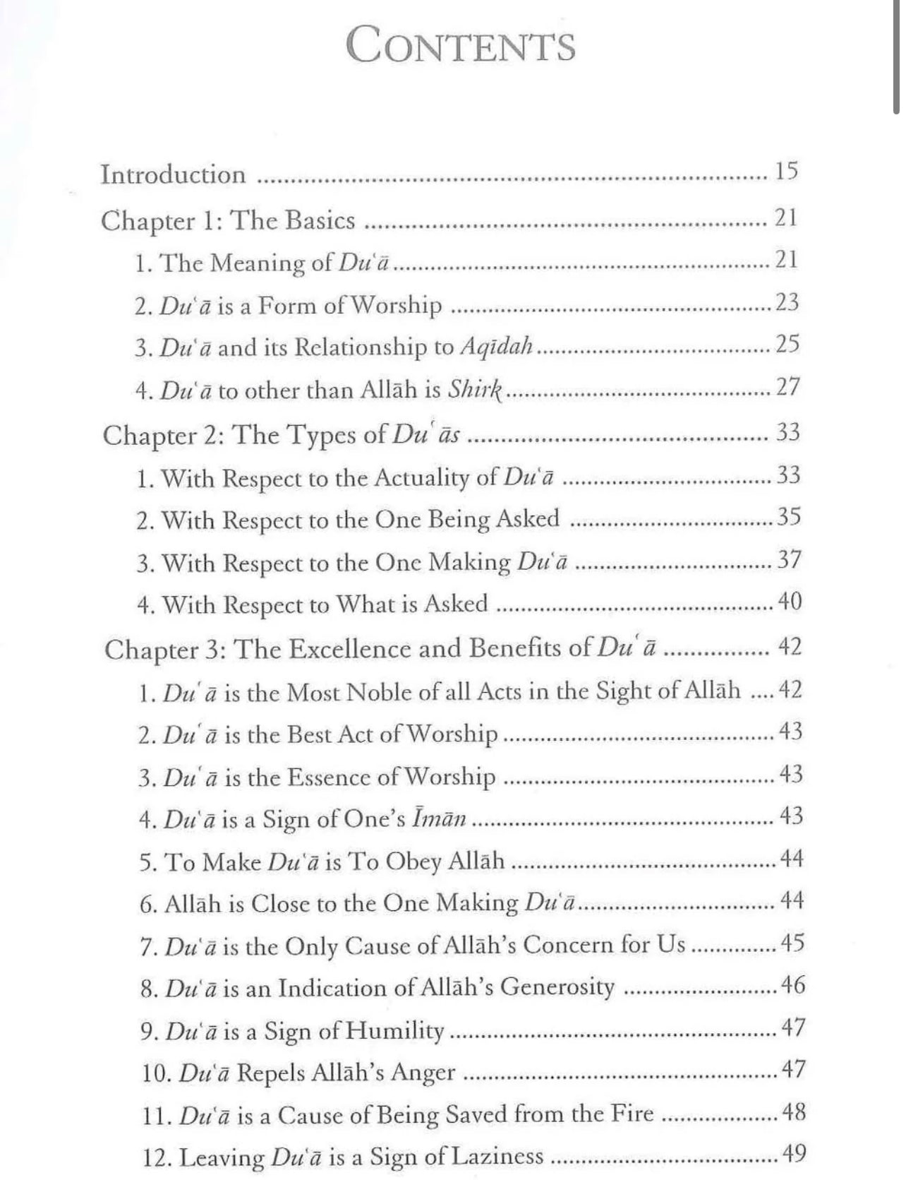 Dua - The Weapon of a Believer by Abu Ammaar Yasir Qadhi