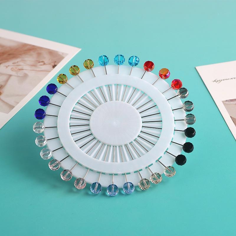 Jewel Straight Hijab Pins Wheel